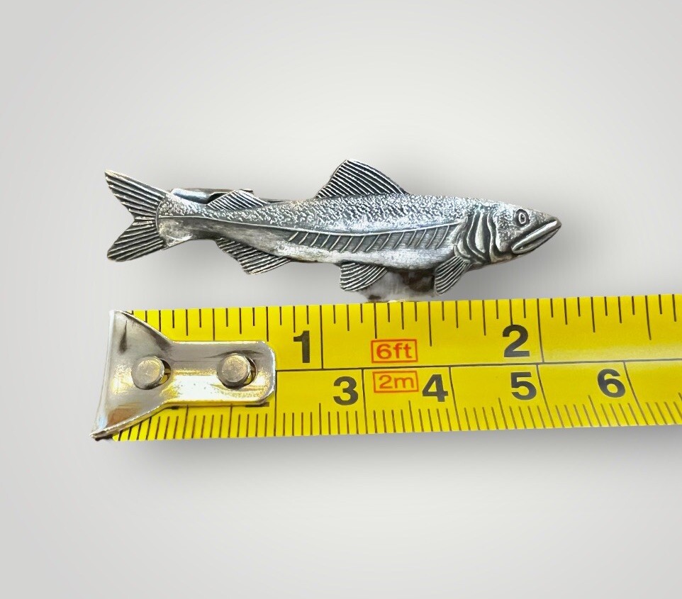 Fish Tie Clip/Bar Japan Imported Meticulous Craftsmanship Christmas Gift New