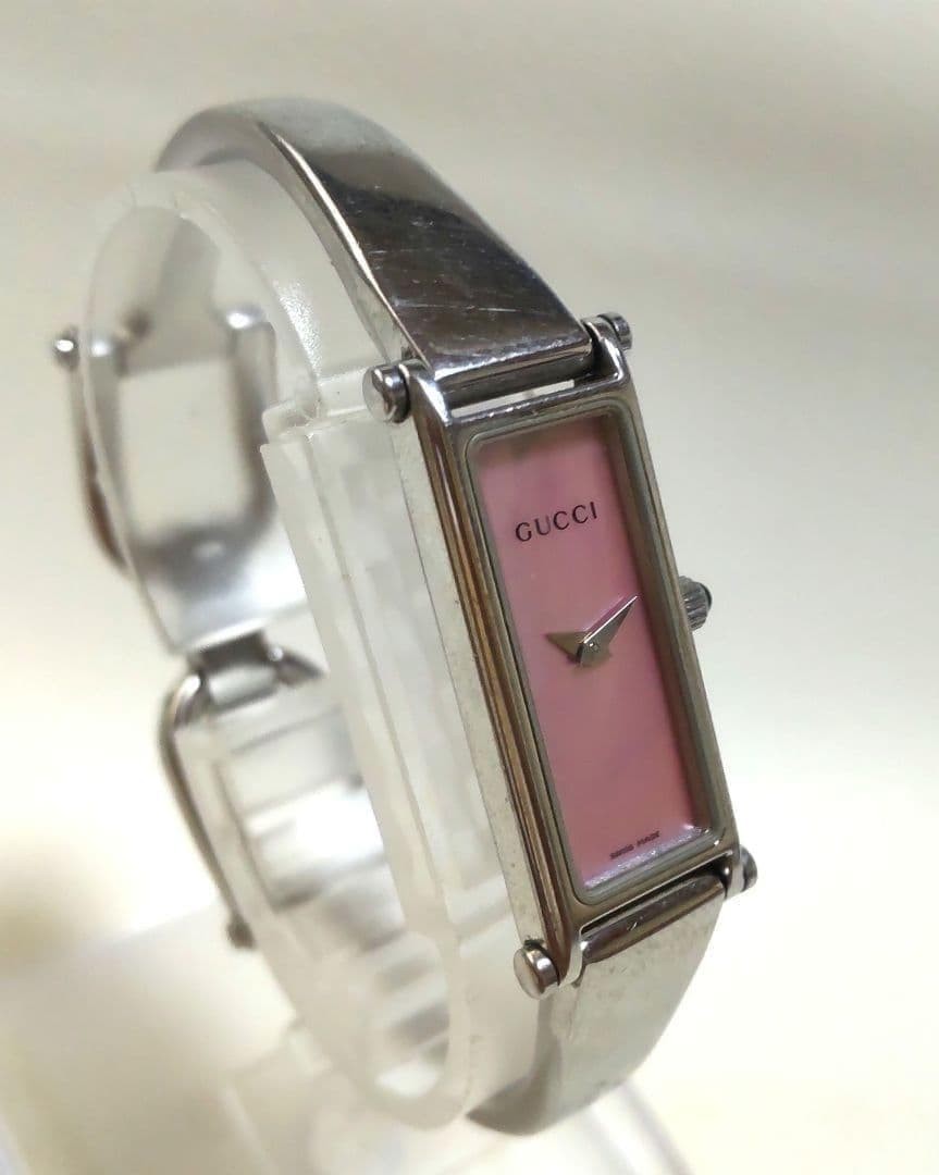 GUCCI 1500L Women’s Watch, Quartz, Pink Shell Dial