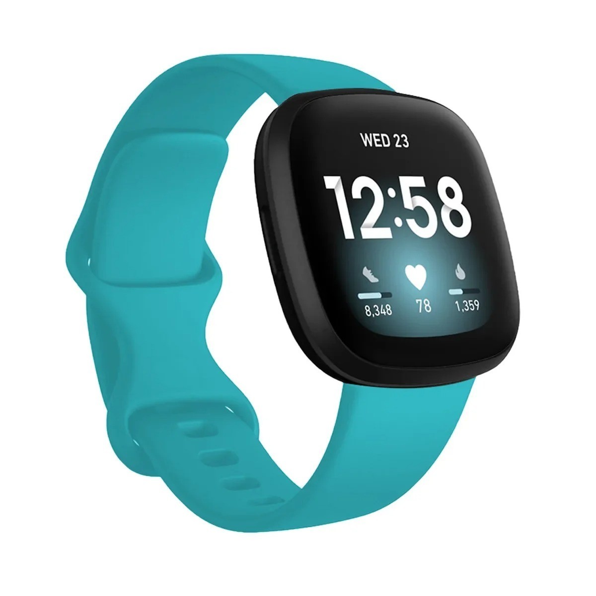 For Fitbit Versa 3 4 Sense Silicone Strap Wristband Replacement Watch Band Sport