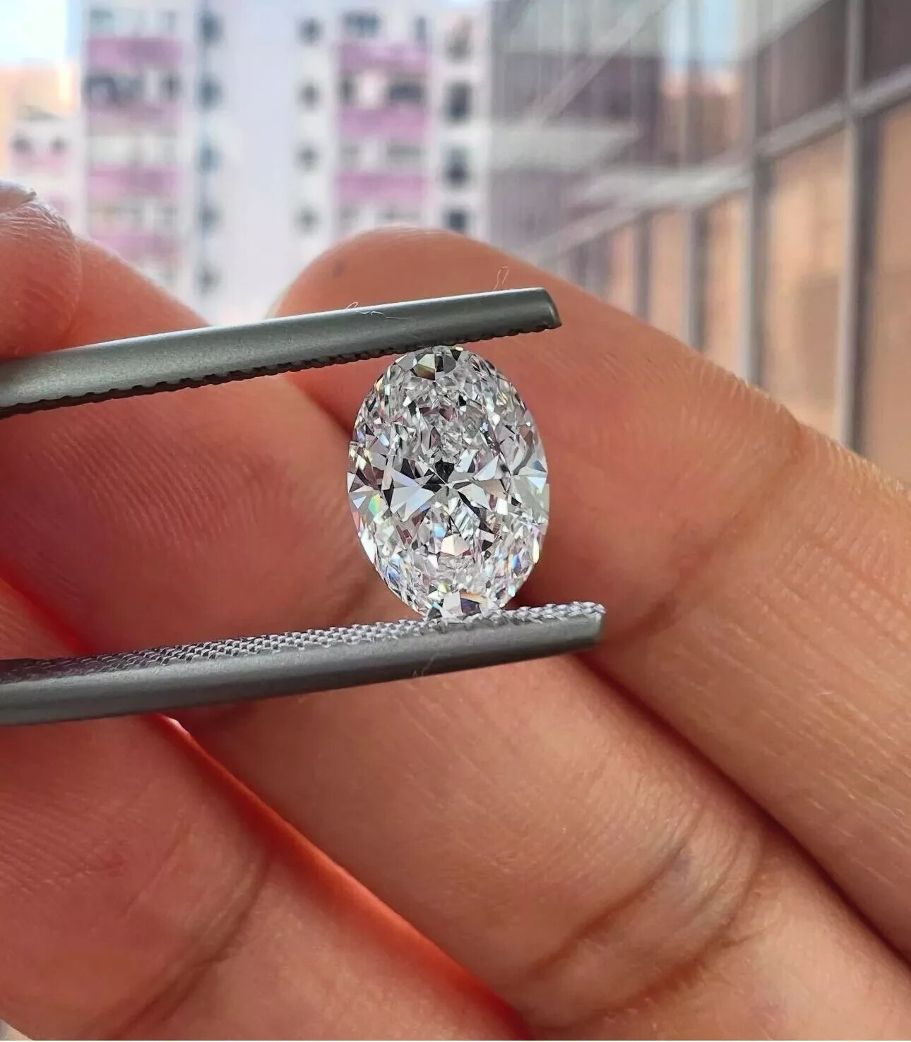 Loose CVD Diamond 1.90 Ct (7×9 mm) Oval -D Color, IF CLARITY Certified Diamond