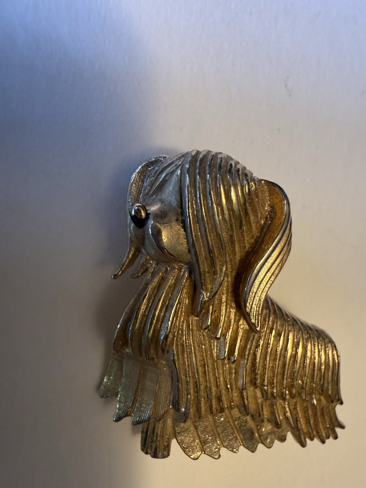 Gorgeous Vintage Marcel Boucher Brooch Signed & Numbered YORKSHIRE DOG / 8166 P