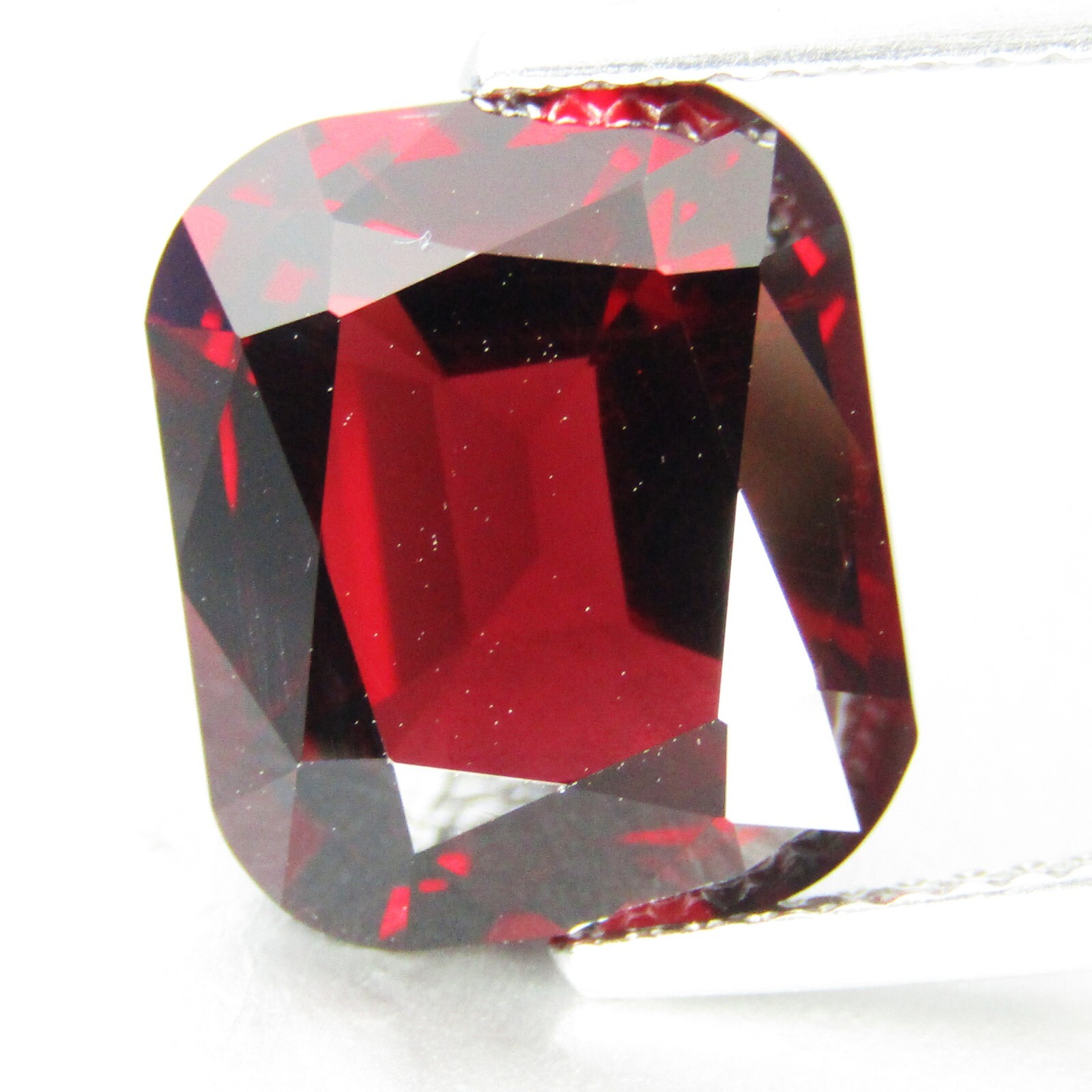 8.38Cts Natural Excellent Almandine Garnet 12x10mm Master Cushion Cut Gemstone