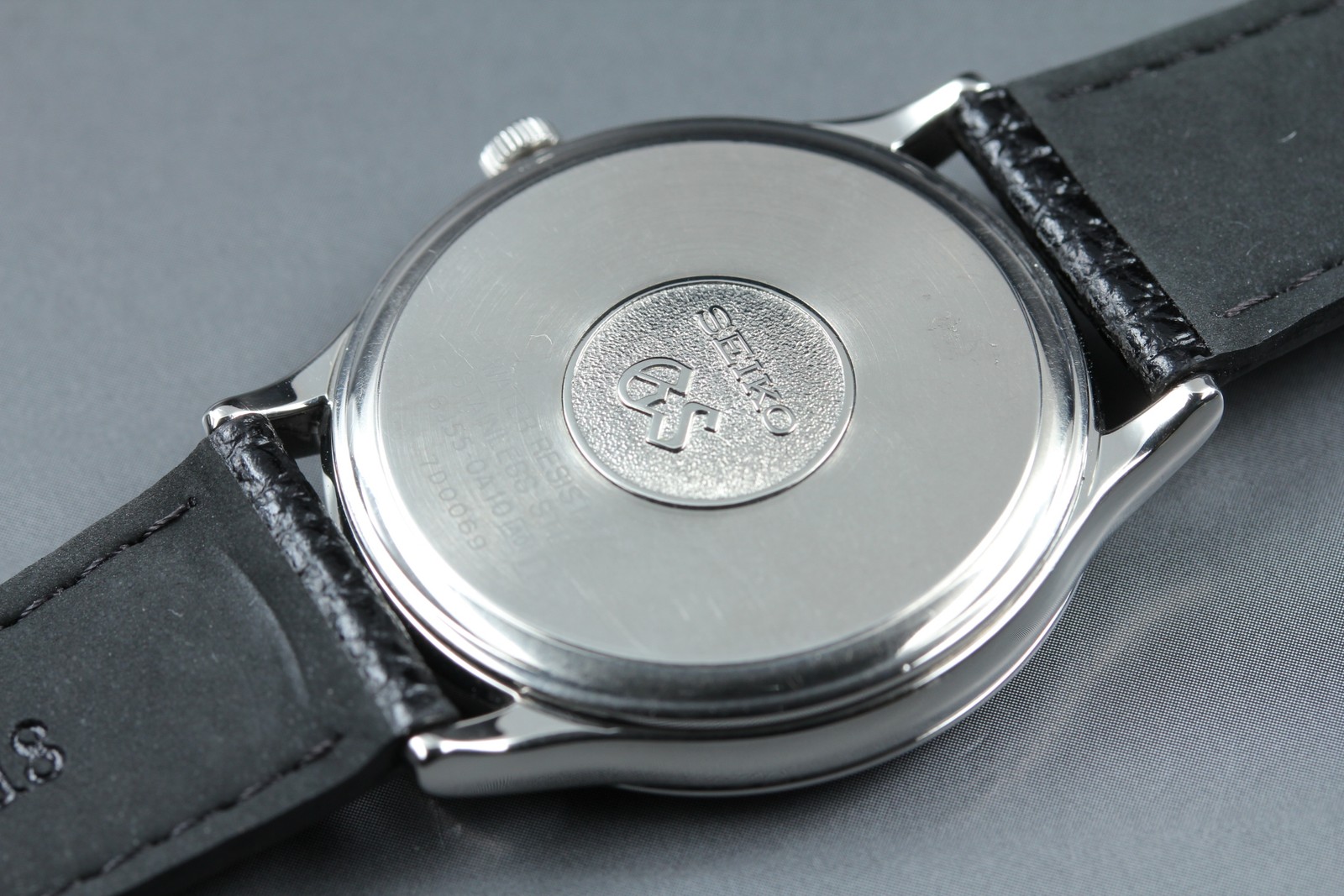 SEIKO Grand SEIKO GS 8J55-0A10 Silver Black 34mm Quartz Men’s Watch