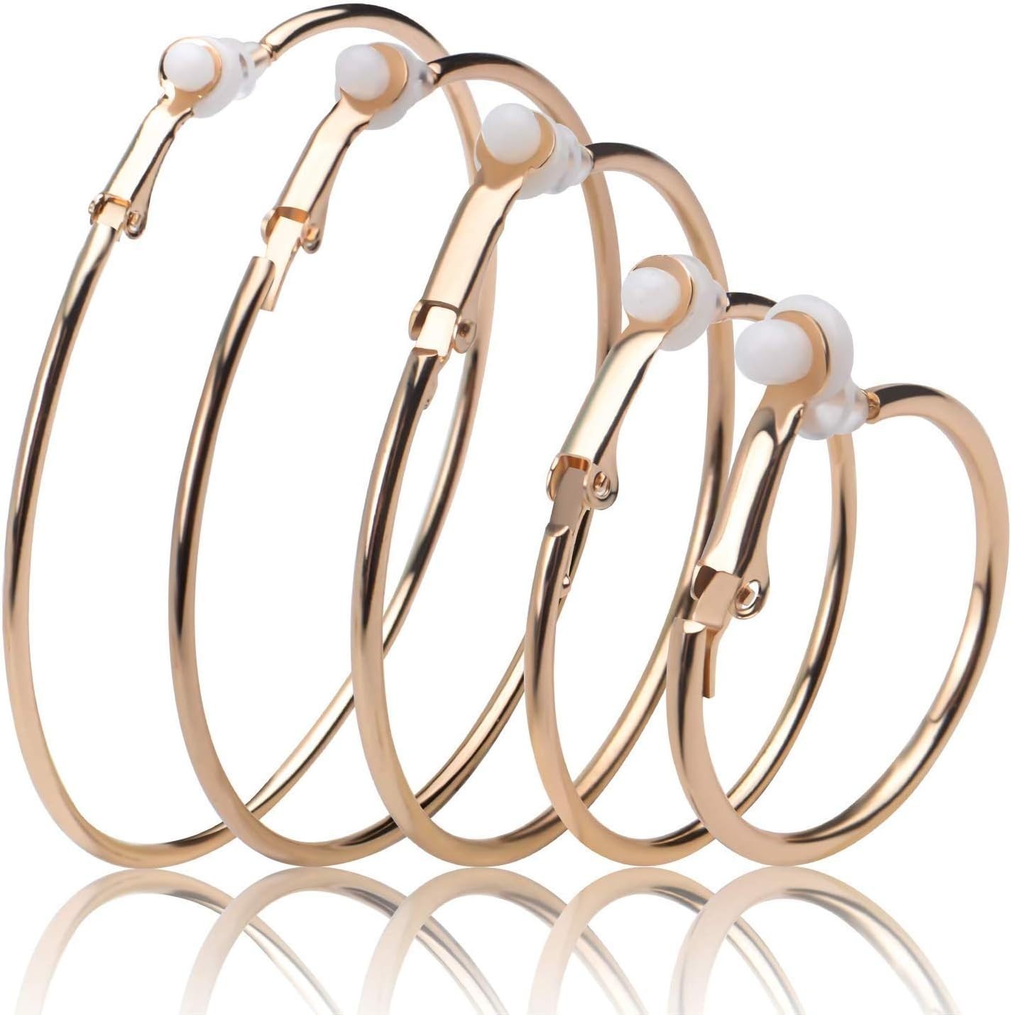 5 Stylish Gold Clip On Hoop Earrings – Non-Piercing Luxury for Every Occasion