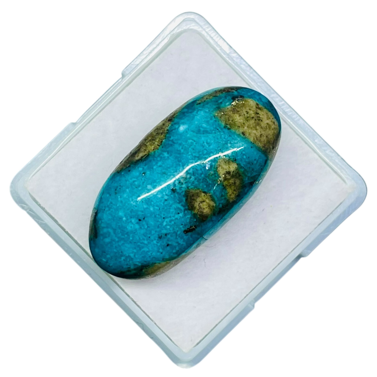 25 Cts Natural Turquoise 25×12.5mm Oval Blue Cabochon Loose Untreated Gemstone