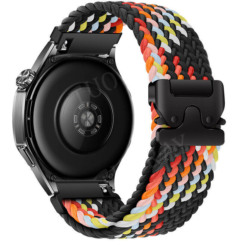 Braided Nylon Loop Watch Strap Band for Garmin Vivoactive 3S/4S/Venu 3S/2S/Rey