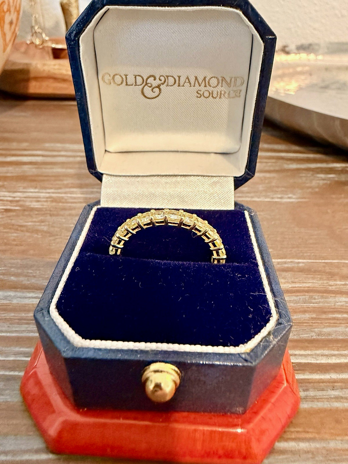 18K Fancy Intense Yellow Diamond Wedding Band. 2.24Cts. Sz 9