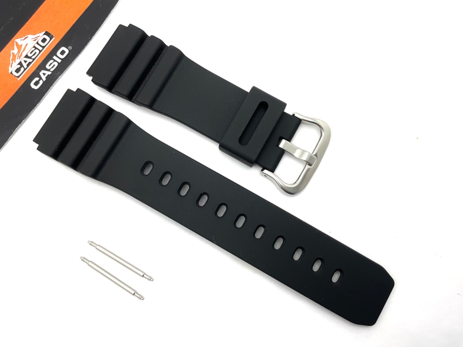 Genuine Casio Watch Band Diver MDV-106-1AV MDV107 Rubber Strap+ Spring Bar
