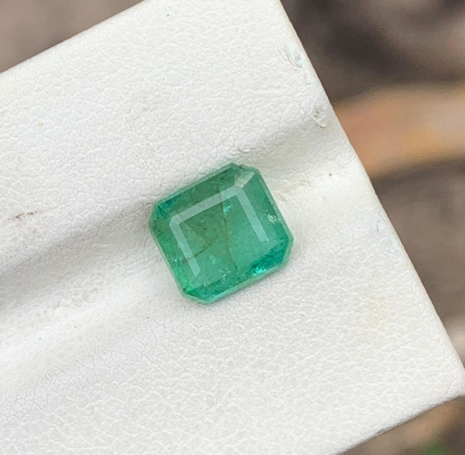 2.75Cts Beautiful Emerald Loose Gemstone, From Swat Pakistan(8x7x4mm)