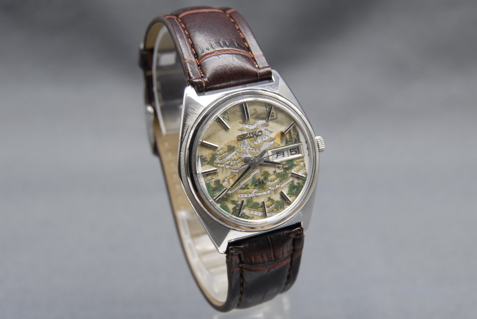 CLA’d [EXC+5] Vintage SEIKO Lord Matic 5606-7000 LM 35mm UKIYOE AT Men’s Watch