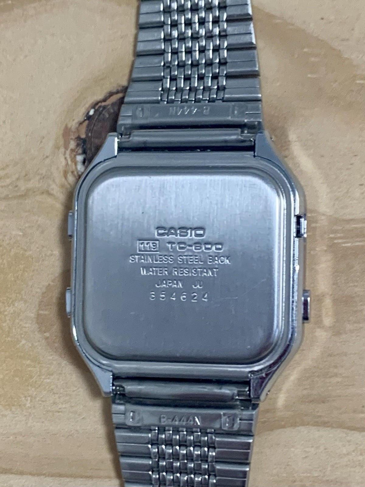 Casio TC-600 Vintage Touch Sensor Calculator Watch Excellent Condition Japan