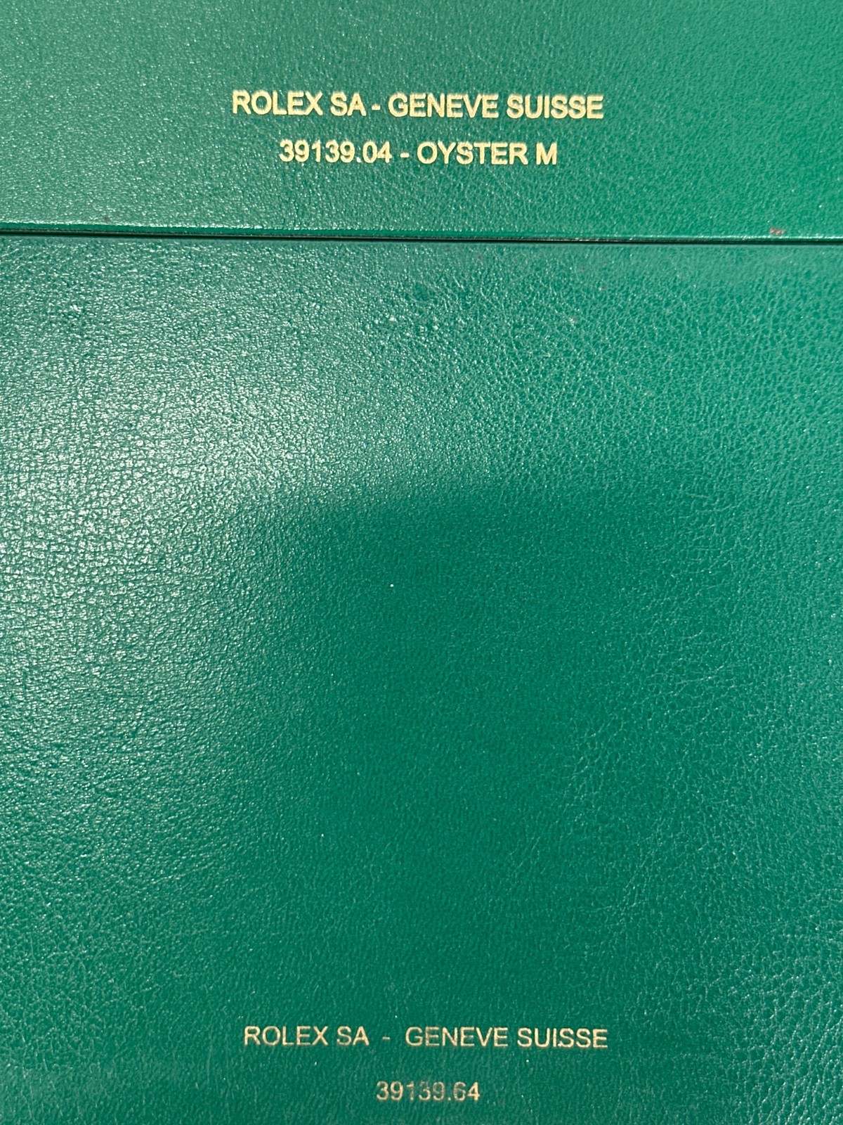 VINTAGE GENUINE ROLEX watch box case 20 set wave 39139.04 39139.01 260330002dA