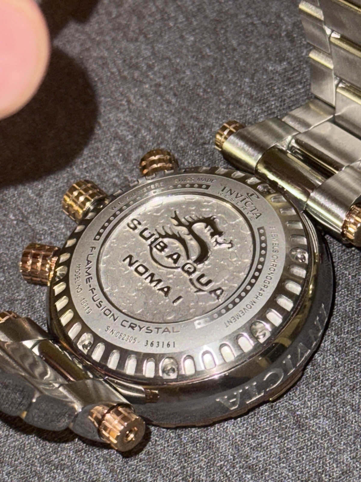 Invicta Reserve Subaqua Noma I Model 18619 Men’s Swiss Chronograph Watch I 500M