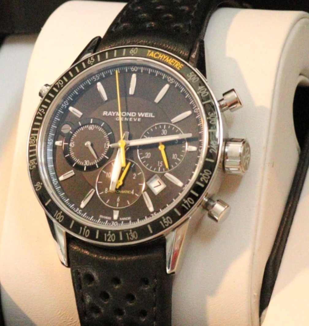Raymond Weil Freelancer Chronograph 7740 43mm Automatic 100m Steel Watch LW-58