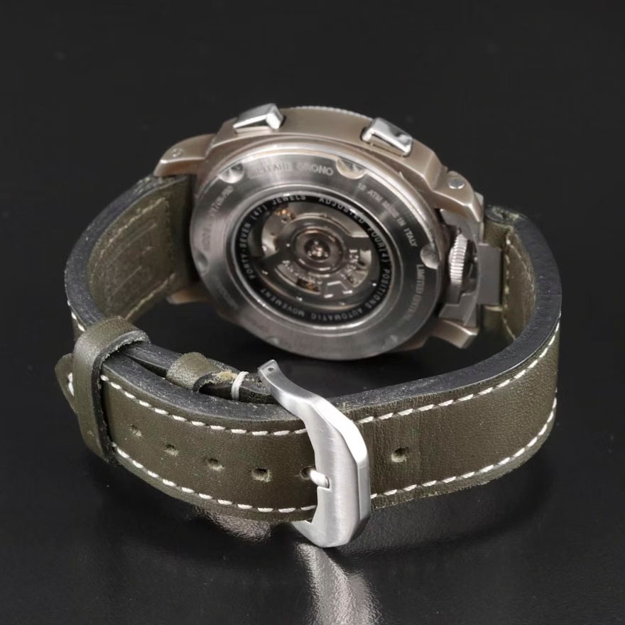 Anonimo Militare Crono Opera Meccana Model 2017 Ox-Pro Limited Edition MINT