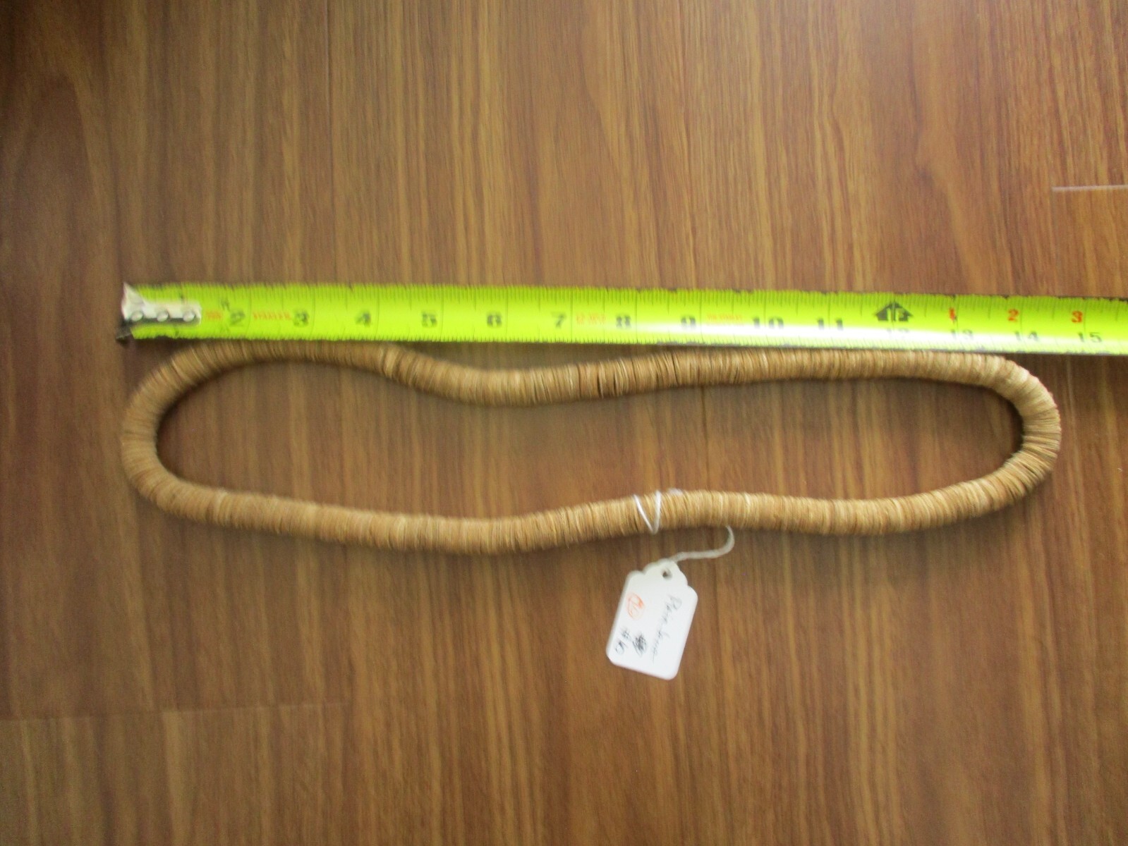 Lauhala Leaf Necklace Plain Jane Handmade Handcrafted Hawaiian Aloha 31″