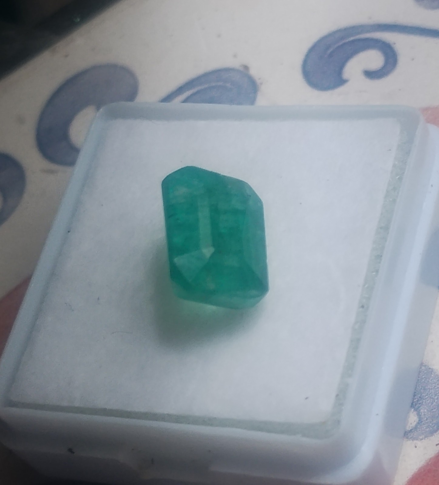 4.00 Ct Natural Green Colombian Emerald Top Quality Emerald Shape 10.7×7.7×5.7mm