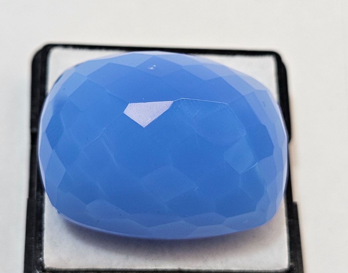 Cornflower Blue Colour Welo Opal 50+Ct Natural Cushion Cut Loose Gemstone