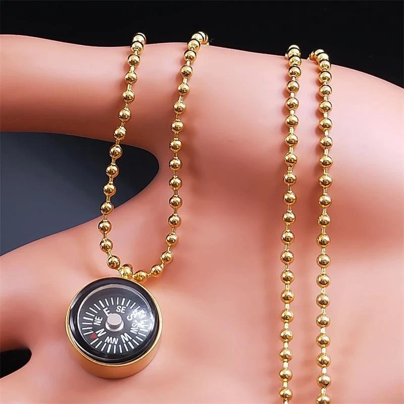 Real Working Compass Jewelry – Nautical Navigation Pendant Necklace
