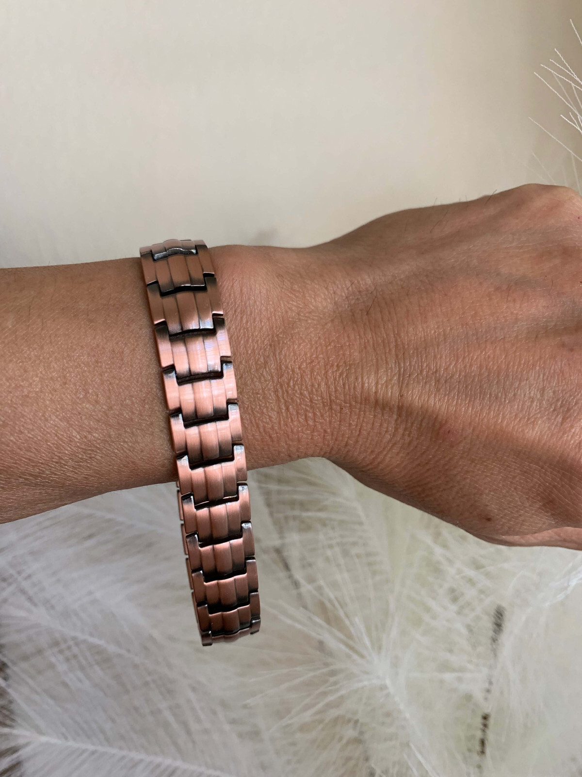 Rare Solid Copper Magnetic Bracelet 591 Elemen Arthritis Pain Balance Energy Joy