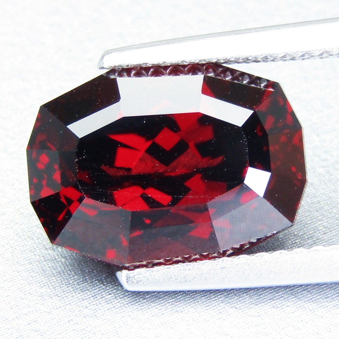 7.77Cts Magnificent Cushion Custom Cut Natural Almandine Garnet Loose Gemstone