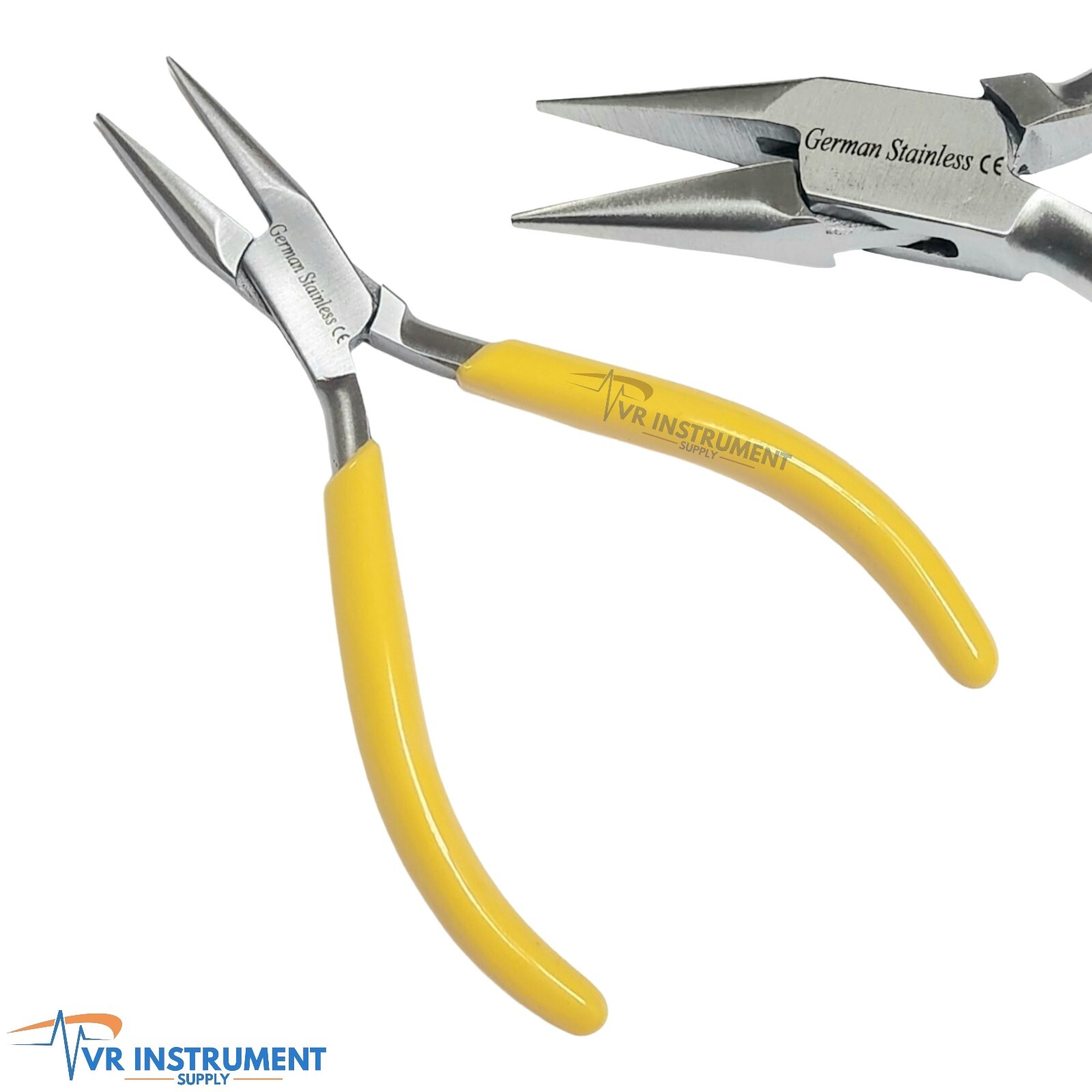 Half Round Nose Pliers Bending Jewelry Making Repair Beading Wire Working 5″