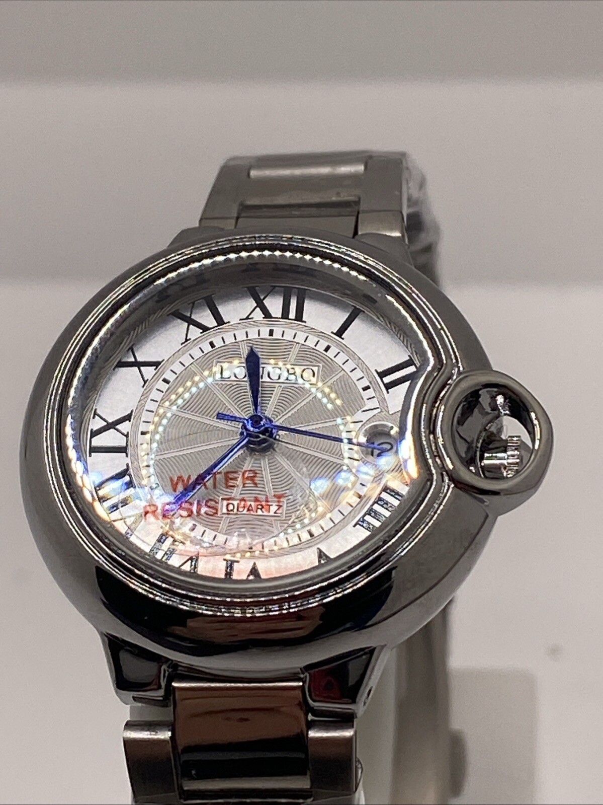 Longbo Womens Silver Dress Watch Classy Luxury Watch New Battery New!
