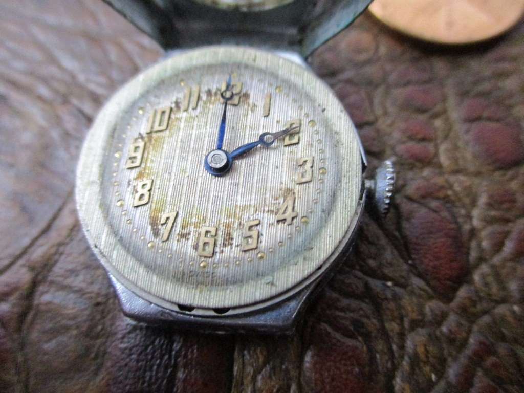 Vintage 1920s SLEDA Swiss Art Deco Watch – 6J 2 Adj – 14K RGP White Gold Case