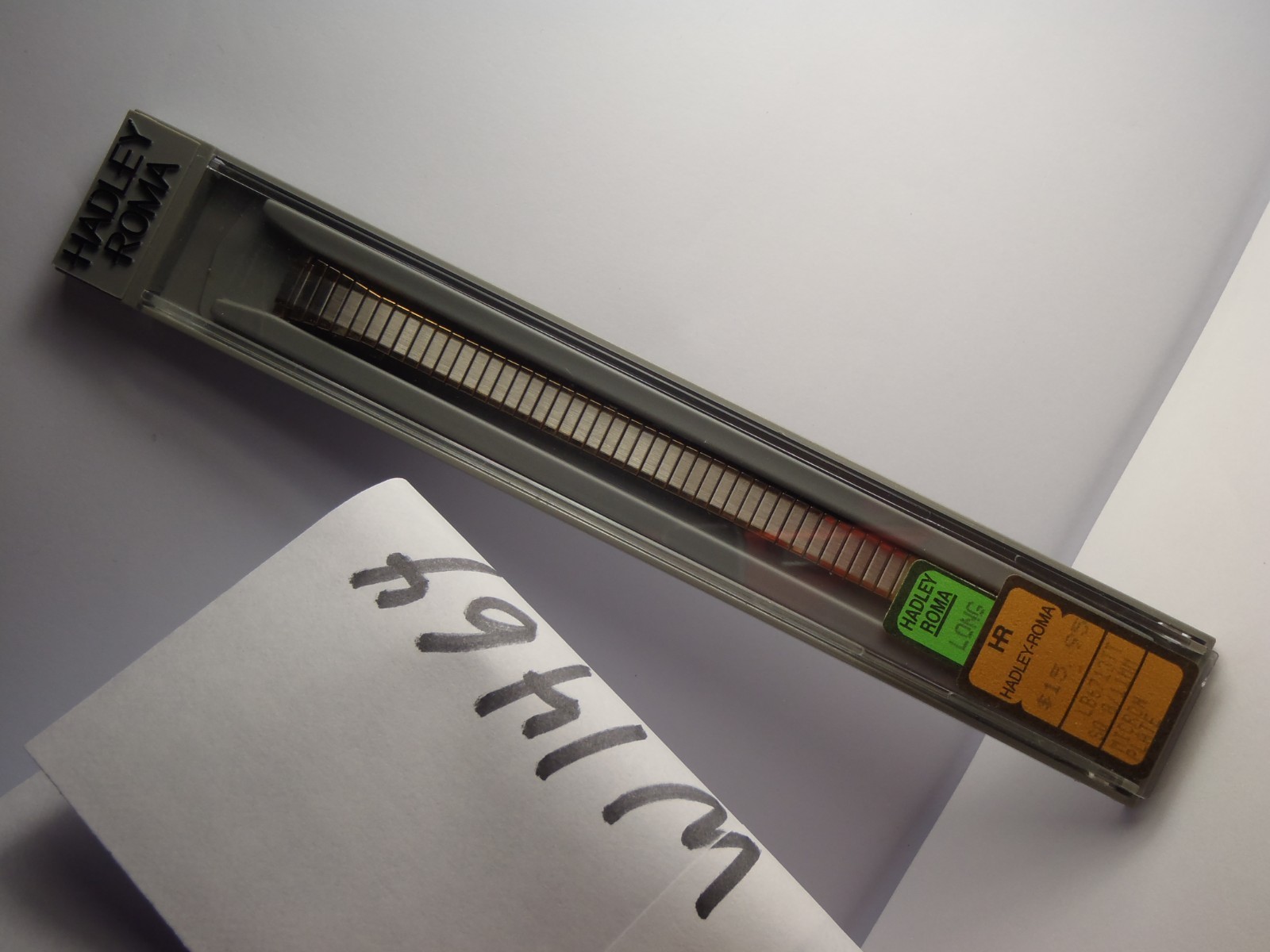 8mm – 11mm Hadley Roma Two-Tone Stainless-Steel Watch Band Straight Ends NOS