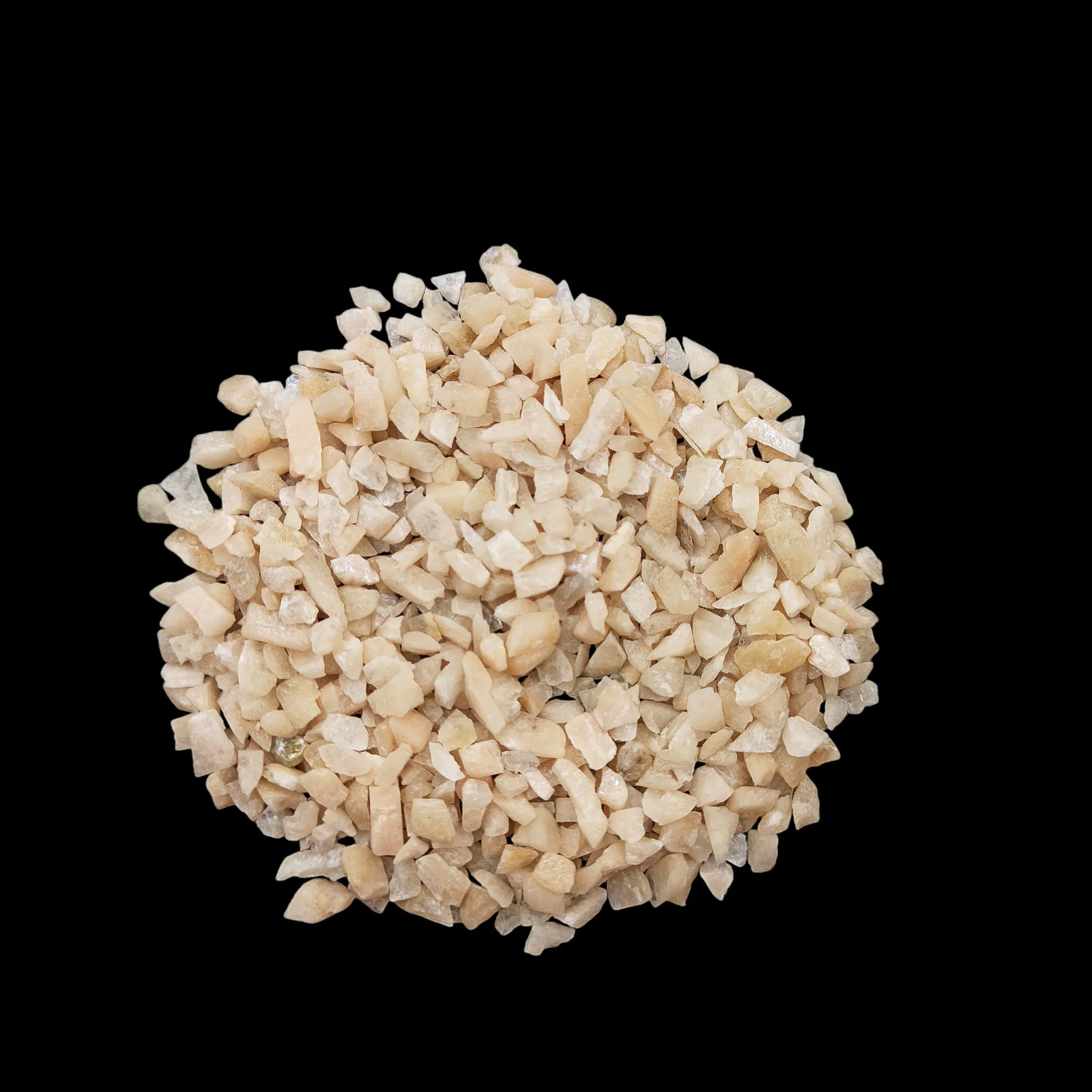 Peach Moonstone Coarse Gemstone 3-5mm for Bottles Home Decor