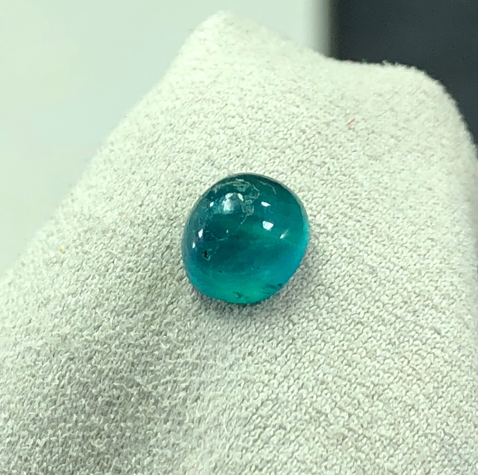 1.15 Carat Natural Bluish-Green Color Hauyne Cabochon (sodalite)