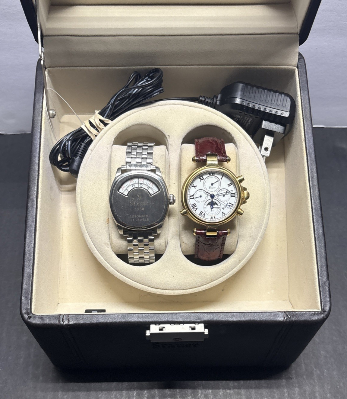 Stauer Graves 33 Automatic Watch 13373 & Stauer Dashtronic Automatic Watch
