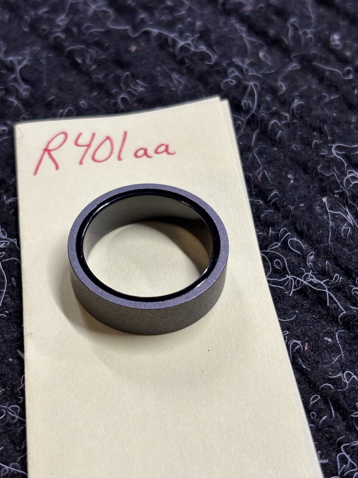 Triton Tungsten Carbide Wedding Ring 9mm Size 10 Brushed Dark Grey #R401AA