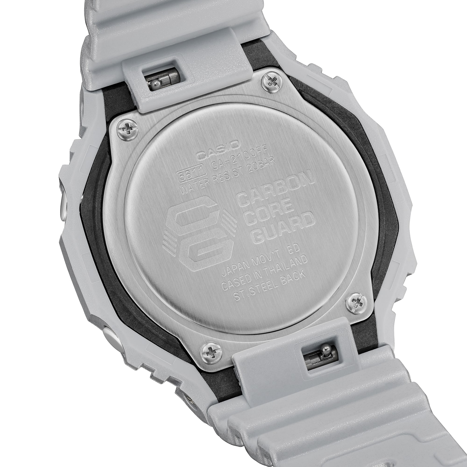 CASIO G-SHOCK GA-2100FF-8AJF Forgotten future Watch Metallic Silver 45.4mm