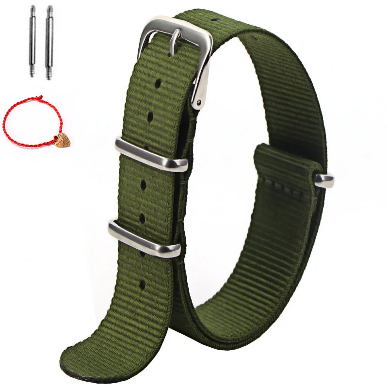 Nylon Watch Band 16mm 18mm 20mm 22mm Sport Strap US