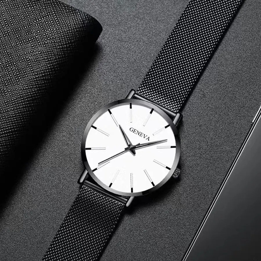 Waterproof Men’s Watch Stainless Steel Quartz Luminous Classic Watches Business