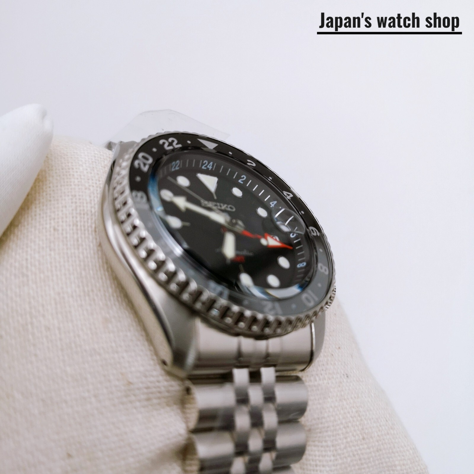 SEIKO 5 Sports SKX Sports Style GMT SBSC001 Black Men’s Watch New in Box