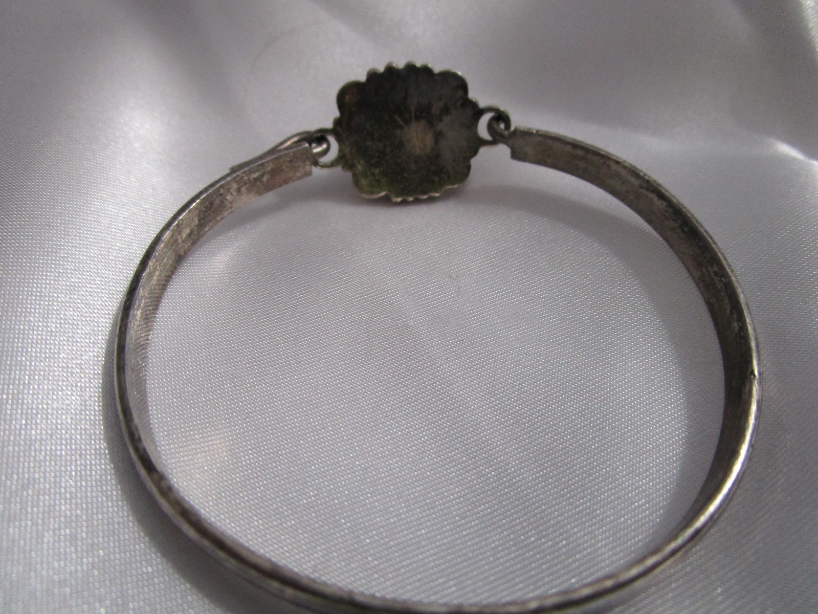 vintage ,Mexico sterling silver & black onyx bracelet and ring combo READ