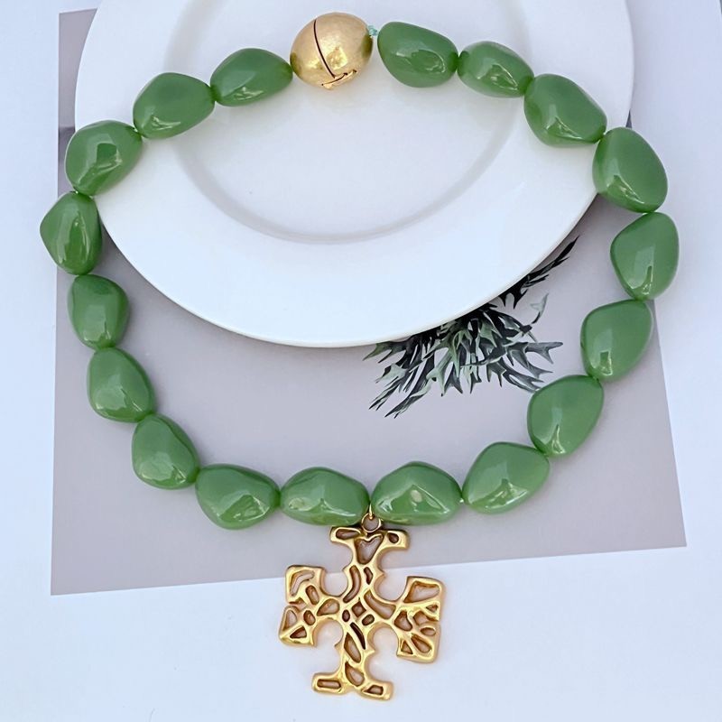 New Tory Roxanne Statement Necklace with Jewelry Pouch Size:43.5cm