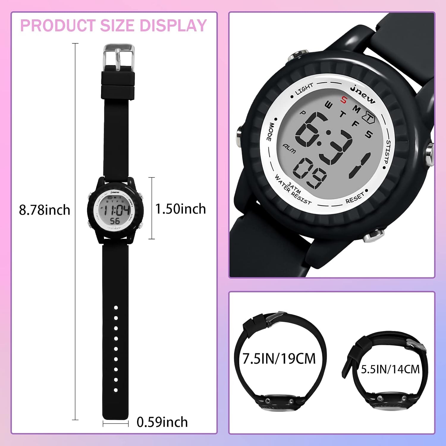 Watches for Kids Age 5-12, Birthday Gifts for Girls 4-13 Year Olds