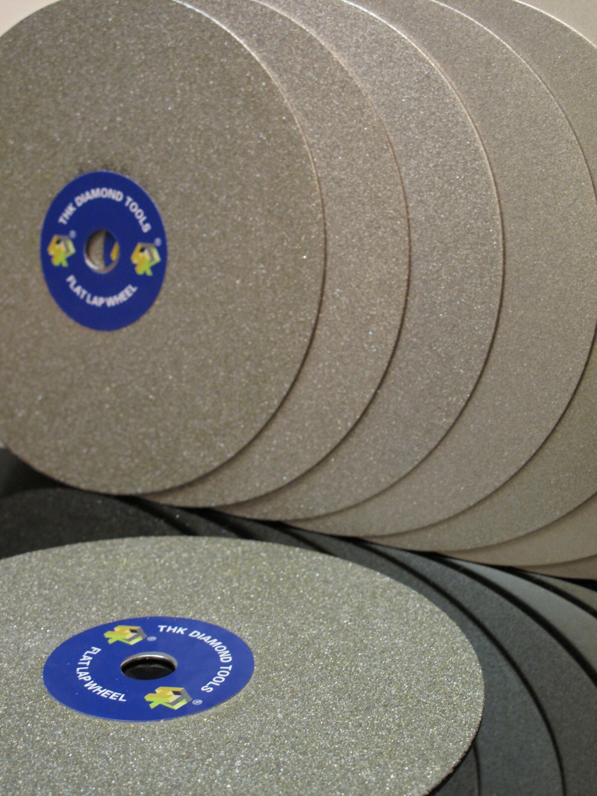 6 Inch THK Diamond Flat Lap wheel Lapidary grinding polishing disc Grit 60 ~3000