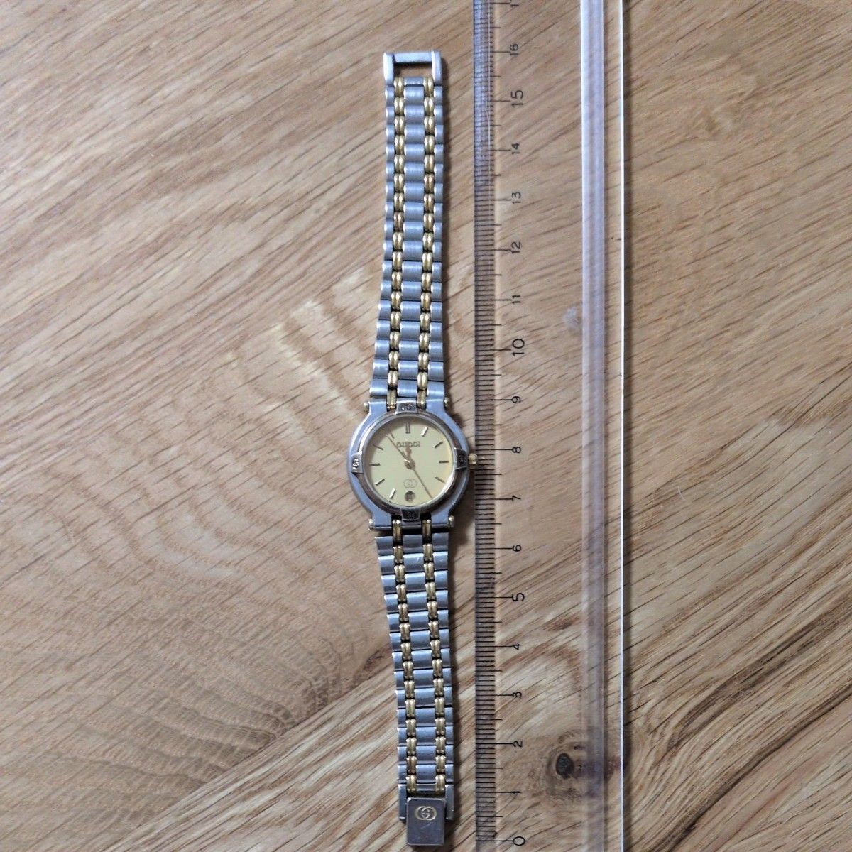 GUCCI Ladies Watch Combination Color Gold Silver