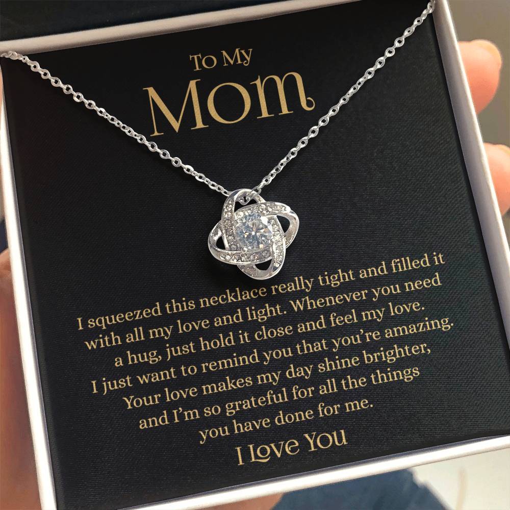 My Mom Necklace, Gift From Daughter Son, Mom Jewelry Birthday Mother’s Day Gifts
