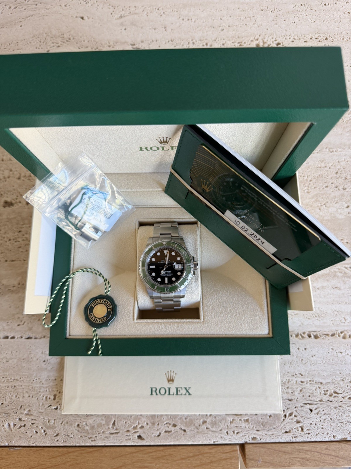 2024 Rolex Submariner 126610LV Starbucks Complete Set Box & Papers – Mint