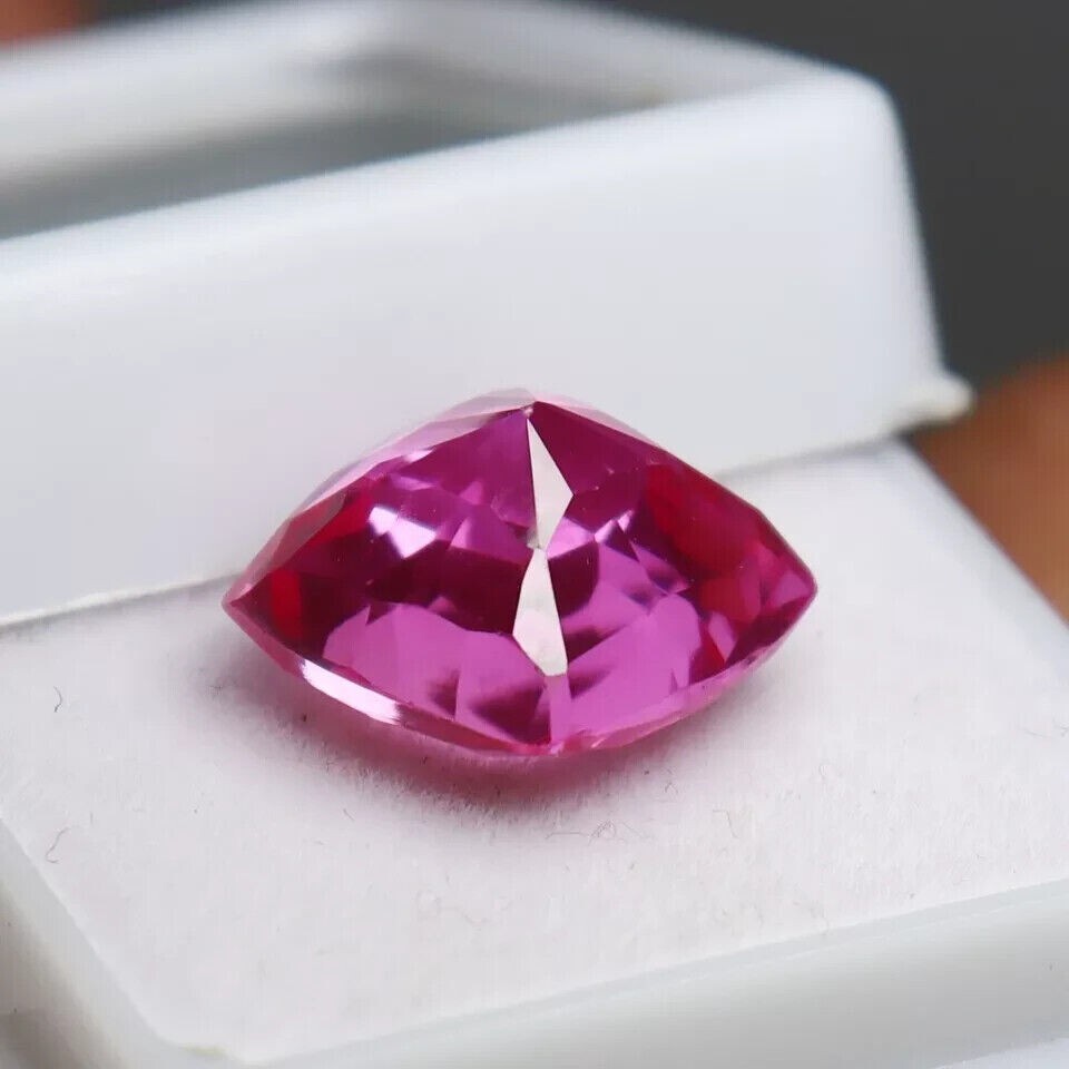 Cushion Cut Spinel Shining Pink 9.55 Ct Certified Natural Loose Gemstone