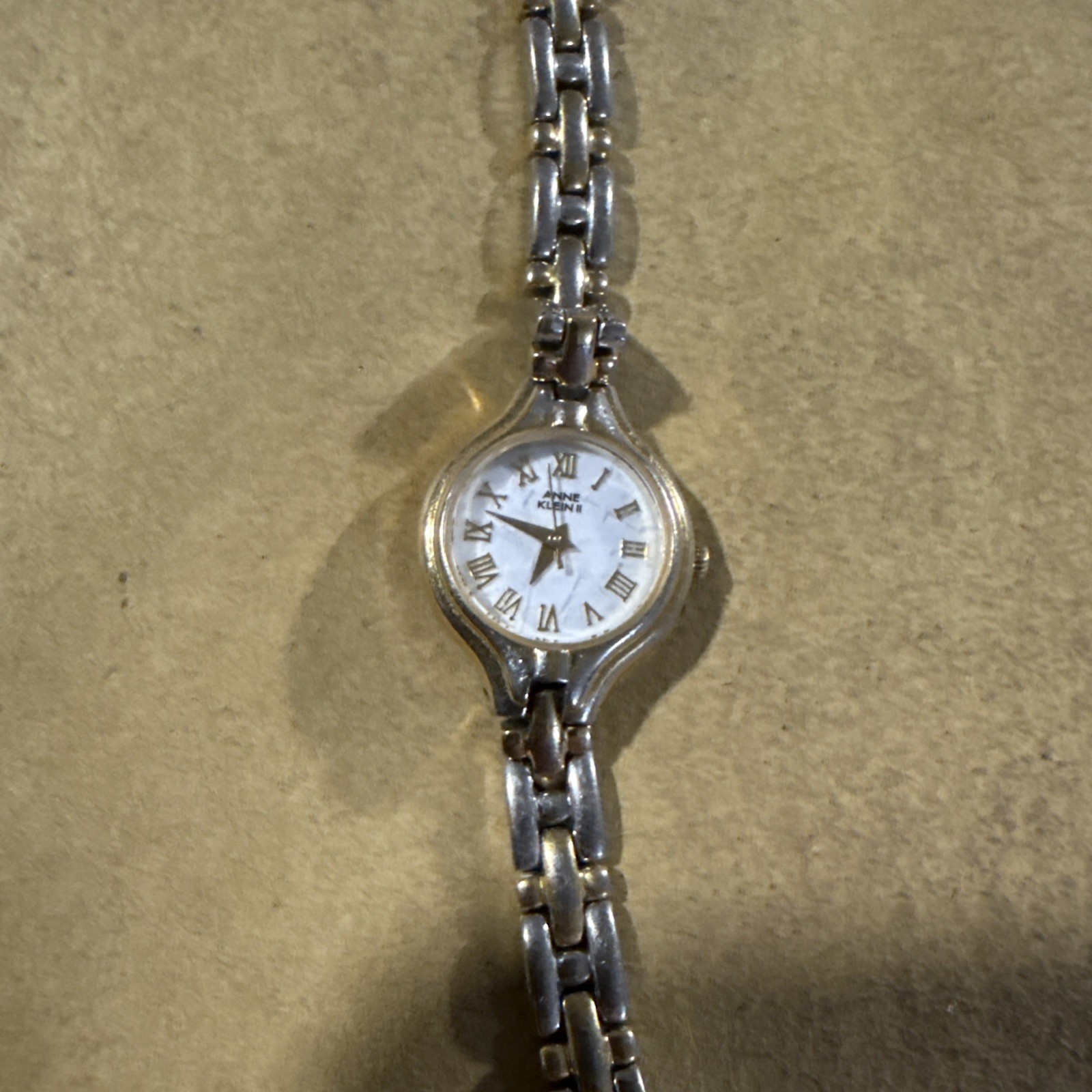 Anne Klein II Watch Water 100 Resistant Gold/Silver Tone Roman Numeral Stick
