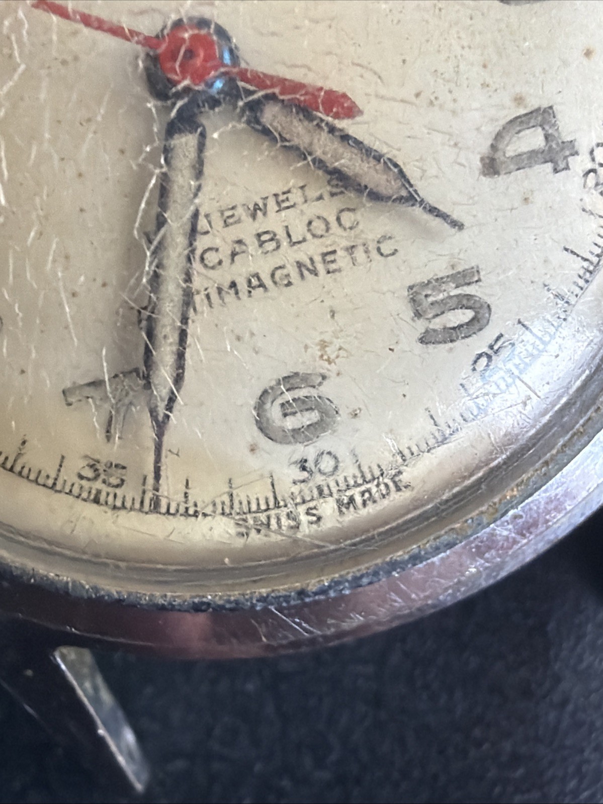 AZ18 VTG Mechanical Wind Aureole Mens 30+mm Watch Repair Sold As Is Conditions**