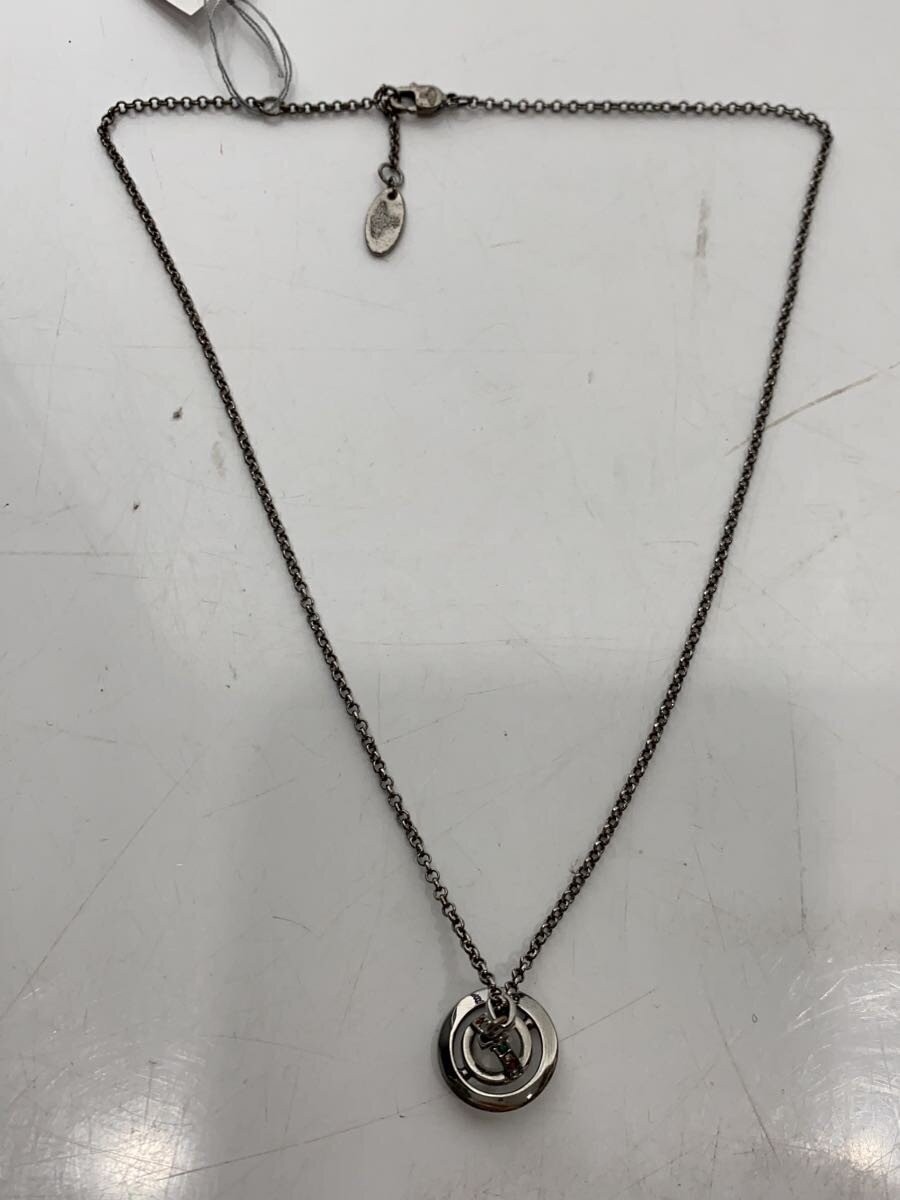 Vivienne Westwood Petit Three-Dimensional Orb Necklace/-/Slv/With Top/Women’S 19