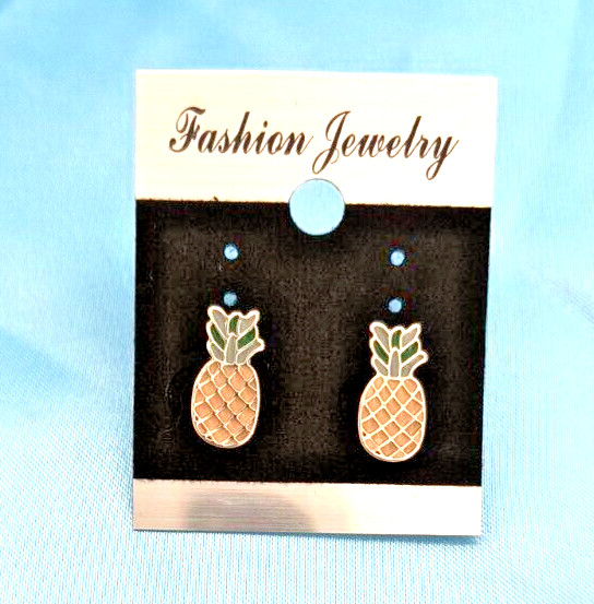 New Fashion Jewelry Girls Teens Post/Stud Earrings Pineapples Multicolor