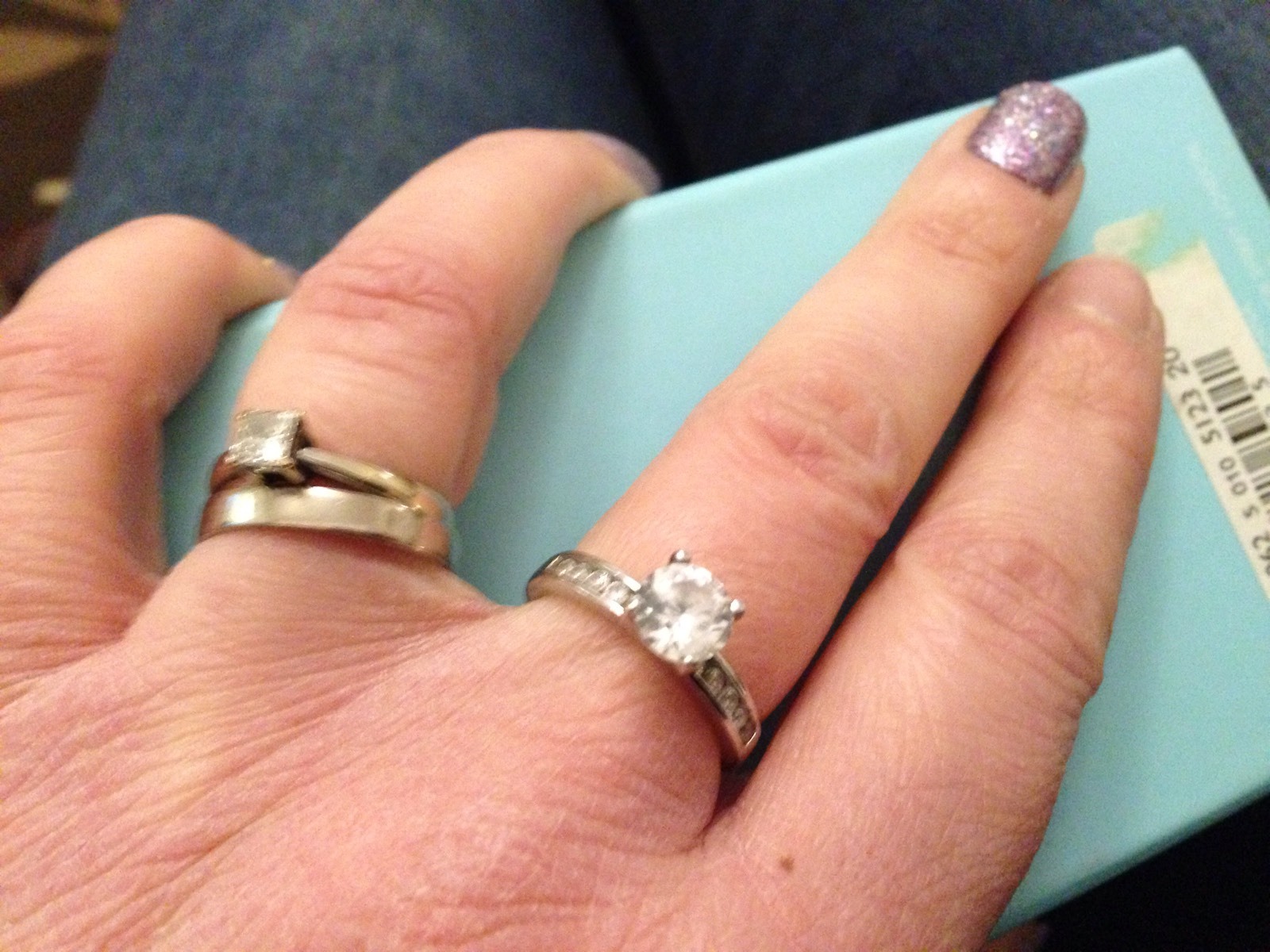Lovely Solid Sterling Silver And Zicron Solitaire Ring 925 N